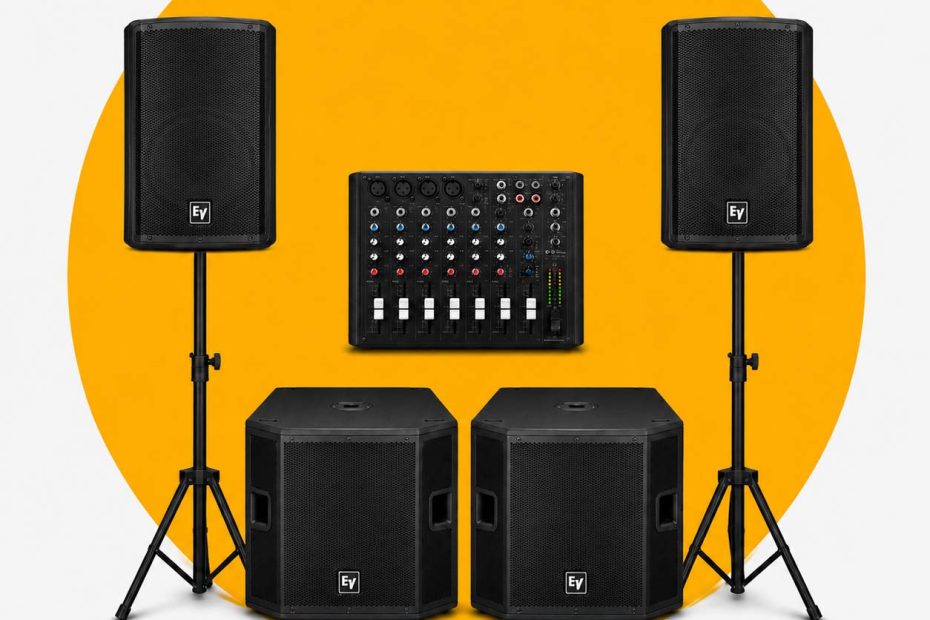 enceinte et table de mixage en location à Pau