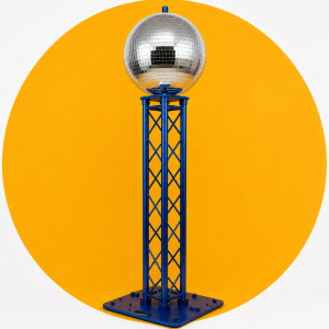 Location Boule à facettes avec 2 spots d'éclairage