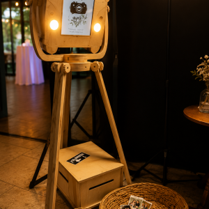 Photobooth Vintage Bois - 400 Tirages
