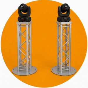 Location 2 totems alu 2 m + 2 lyres