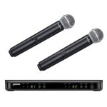 Système 2 micros sans fil Shure SM58 (portée 200 m)