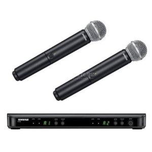 Location Système 2 micros sans fil Shure SM58 (portée 200 m)